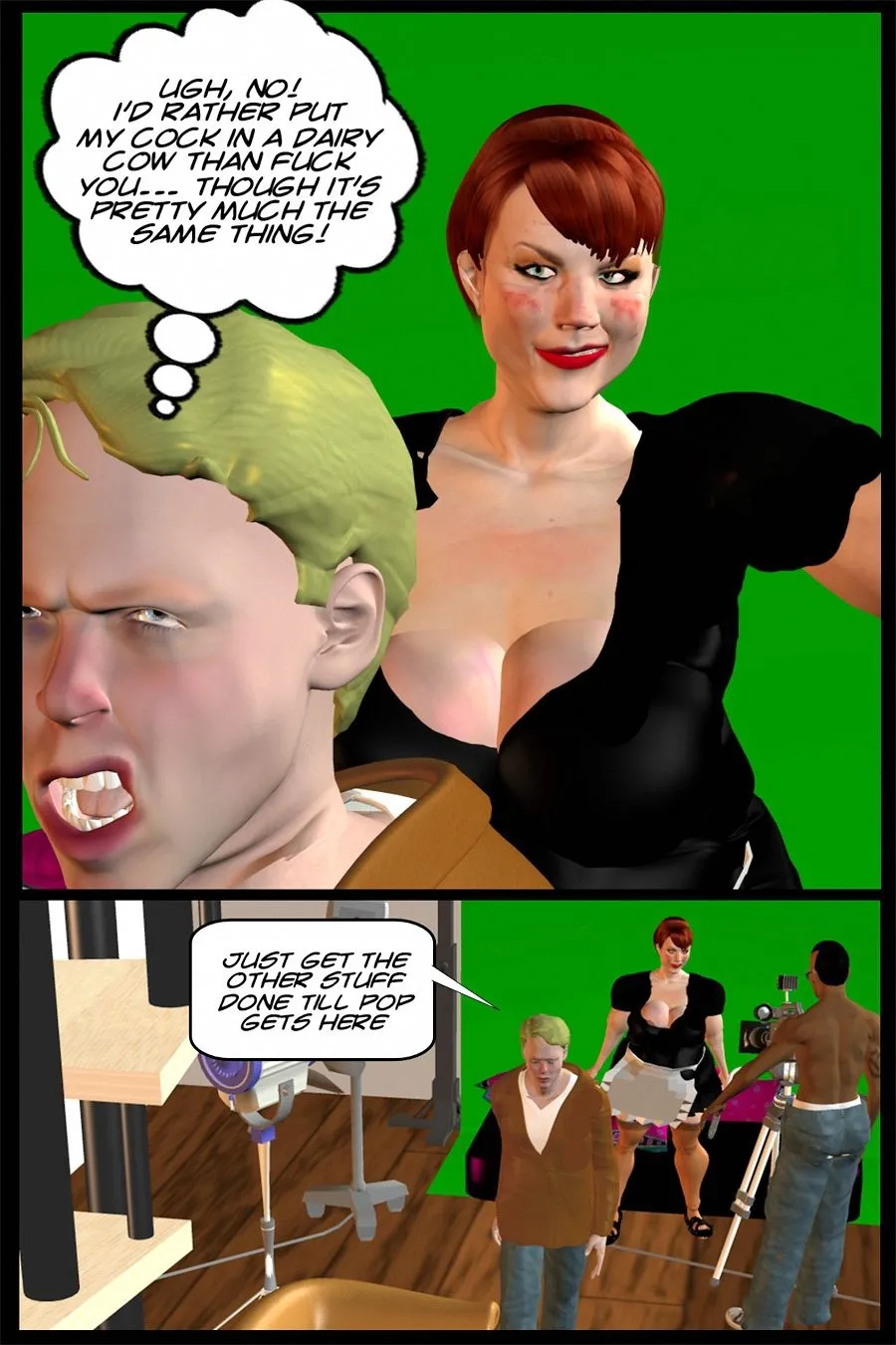 Milf-3D – Lisa’s Big Date 2 - Page 24