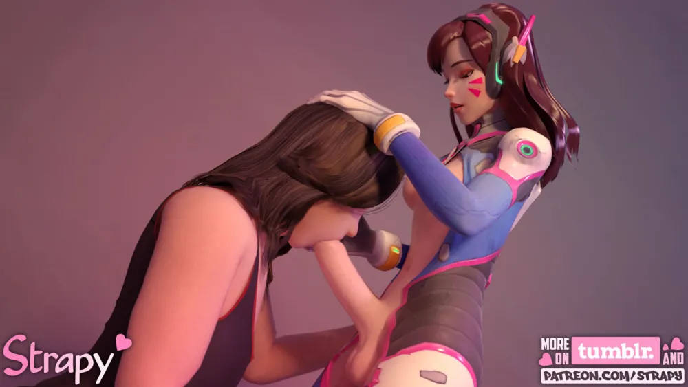 Strapy- D.va x Mei [Overwatch] - Page 4