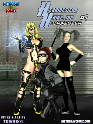 Metrobay- Heroines for Hire- Takeover #1 - 3d
