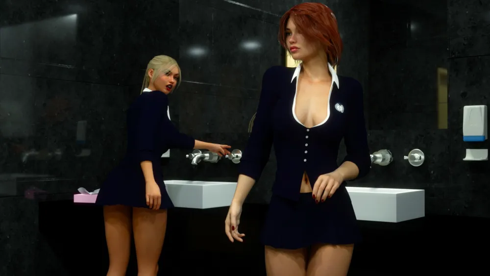 Erin & Vikki 4 – Bathroom Break ( 3DZen ) - Page 7