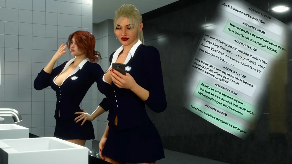 Erin & Vikki 4 – Bathroom Break ( 3DZen ) - Page 6