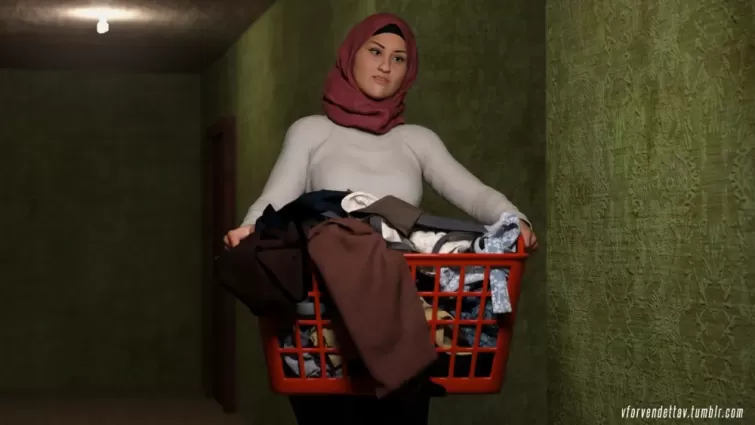 Naughty Hijab 3DX- Good Wife- VforVendettaV - 3d