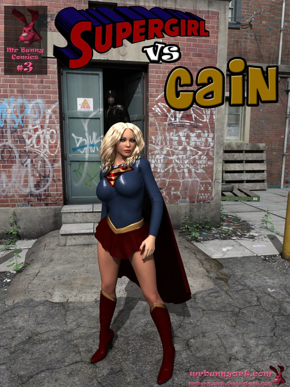 Supergirl vs Cain- MrBunnyArt - Page 1