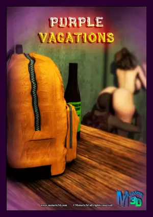 Moiarte- Purple Vacations - Big Boobs