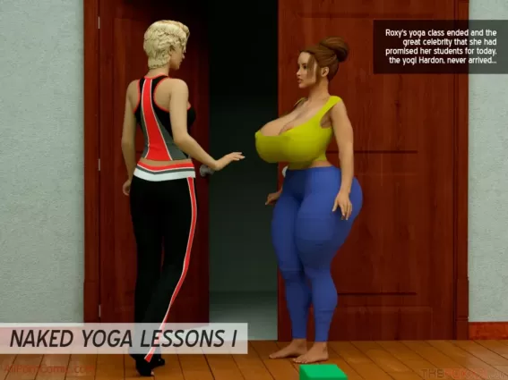 Naked Yoga Lessons- The Foxxx - 3d