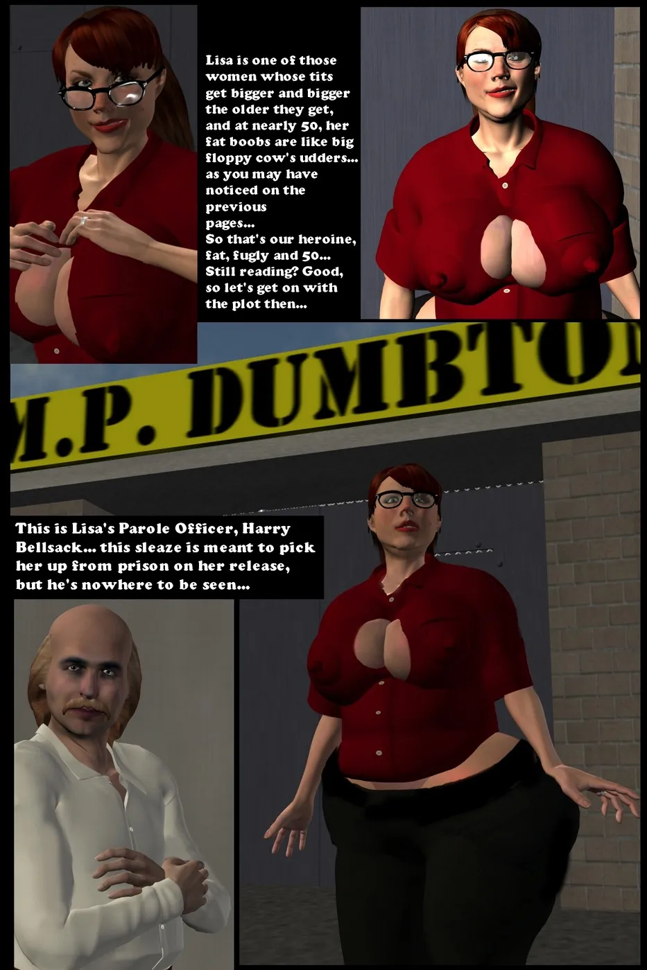Milf3Dartist- Lisa’s Big Prison Date 4 - Page 8
