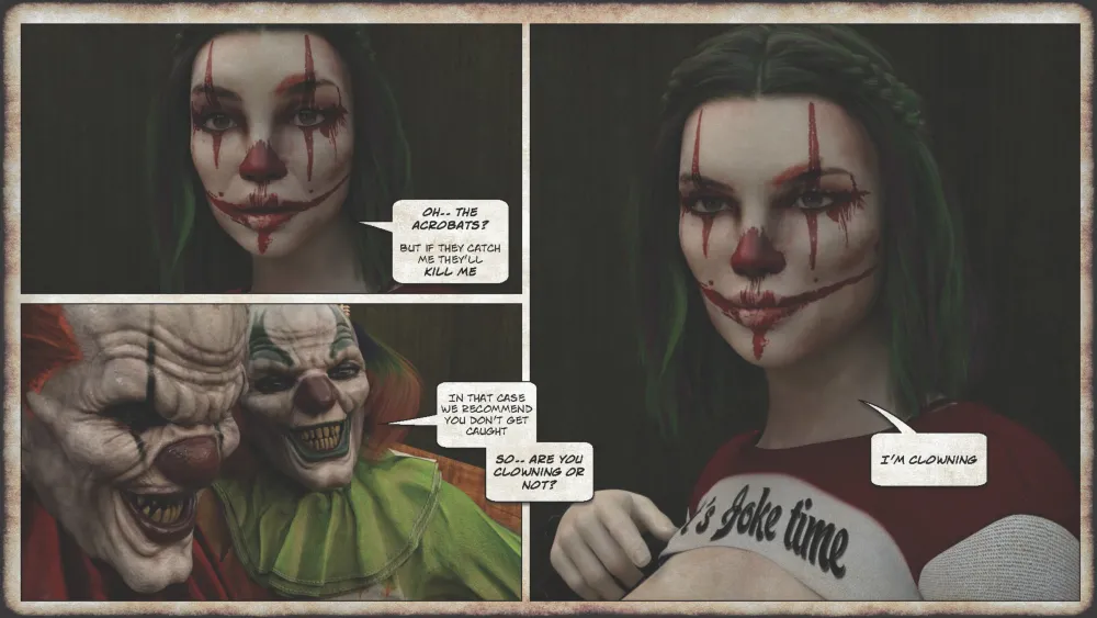 Them- Erotic Horror Prequel Send in the Clowns - Page 21