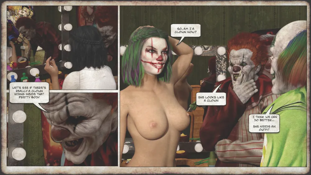 Them- Erotic Horror Prequel Send in the Clowns - Page 19