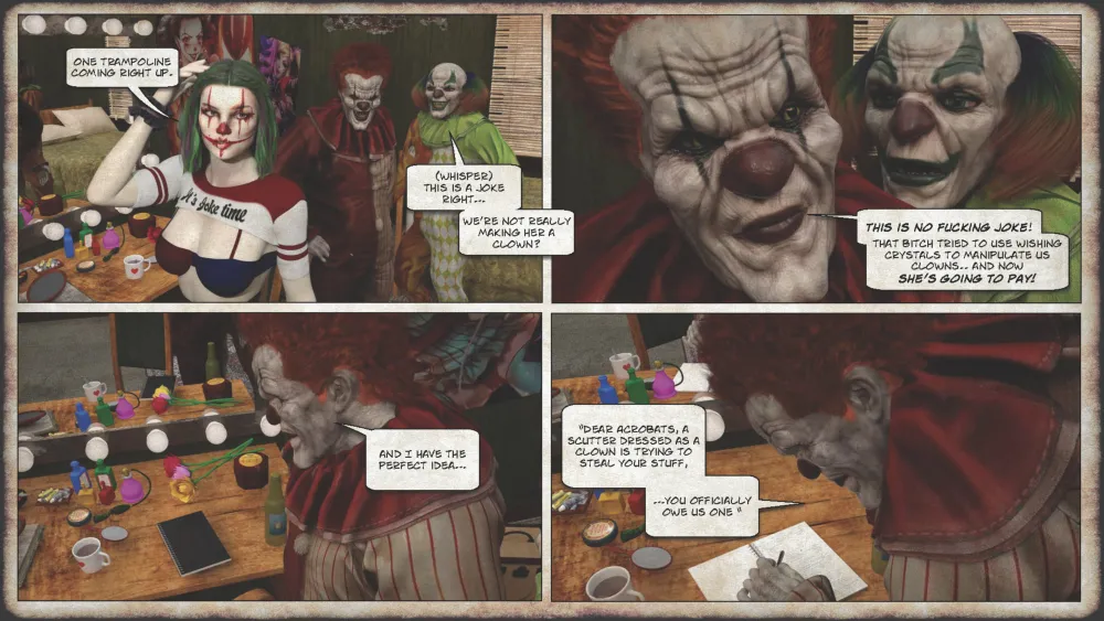 Them- Erotic Horror Prequel Send in the Clowns - Page 22
