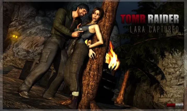 Tomb Rider-Lara Captured - 3d