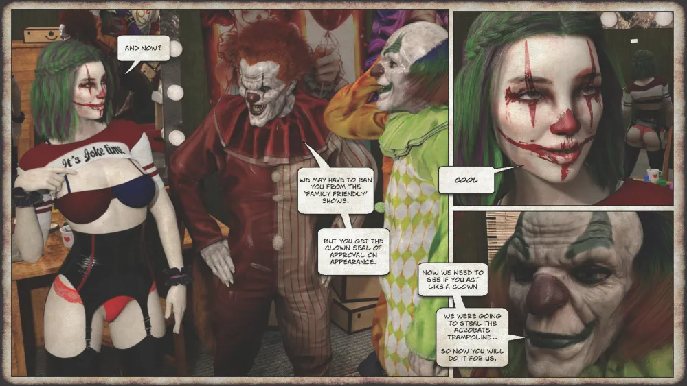 Them- Erotic Horror Prequel Send in the Clowns - Page 20