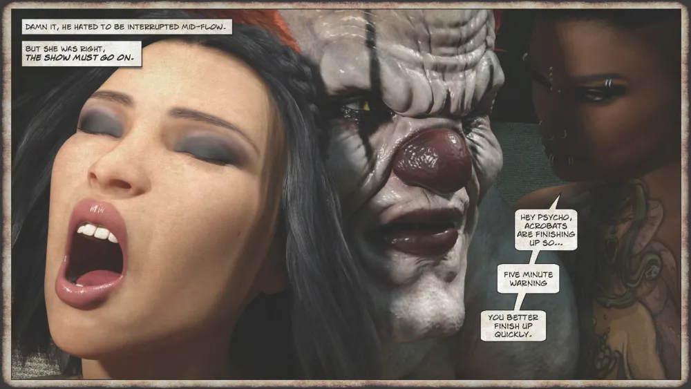 Them- Erotic Horror Prequel Send in the Clowns - Page 8
