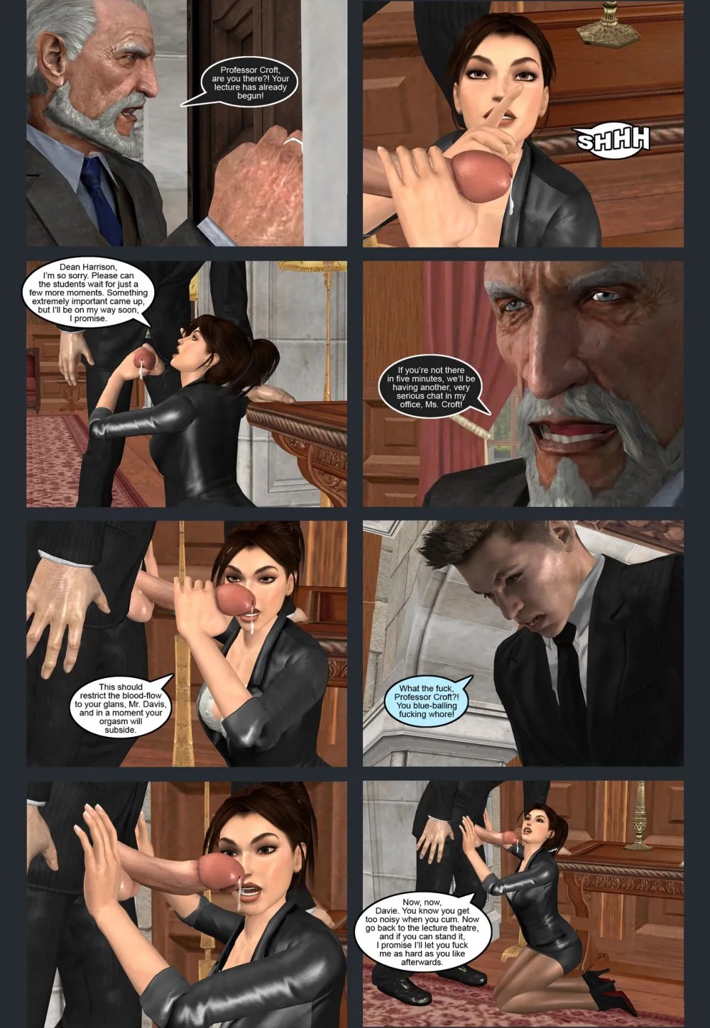 Professor Croft and The Misogynistic Lesson- PornEater - Page 31