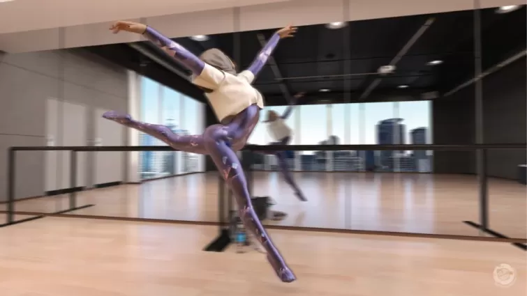 Hijabi Ballerina – Aya Showcase- Crispycheese - 3d
