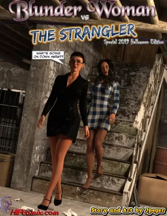 Jpeger- Blunder Woman Vs Strangler Part 1 [Hipcomix] - 3d