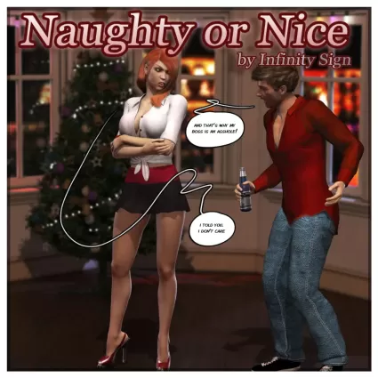 Naughty Or Nice- Infinity Sign - 3d
