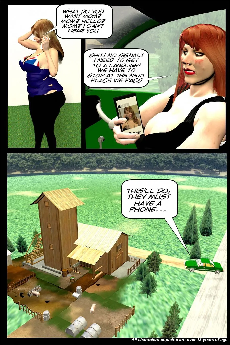 Milf-3D – Lisa’s Big Date 3 [Fat Pigs] - Page 26