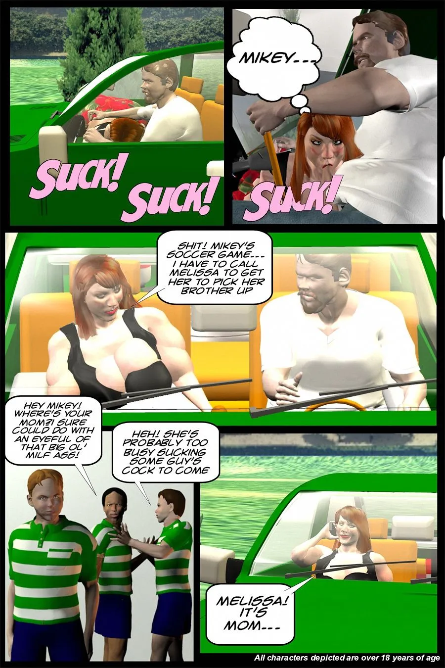 Milf-3D – Lisa’s Big Date 3 [Fat Pigs] - Page 25