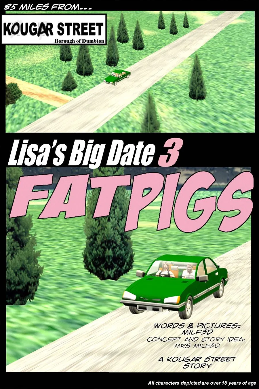 Milf-3D – Lisa’s Big Date 3 [Fat Pigs] - Page 3