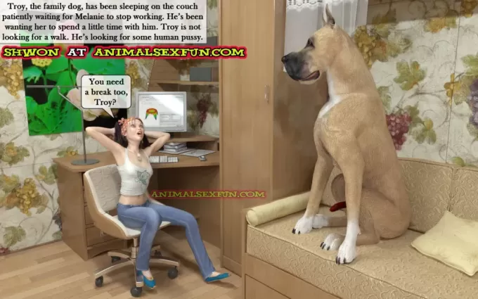 Animal Sex Fun -Incest Family 3D - 3d