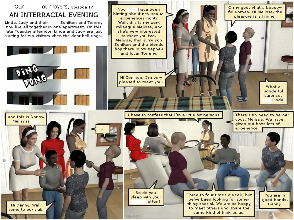 An Interracial Evening - Page 1