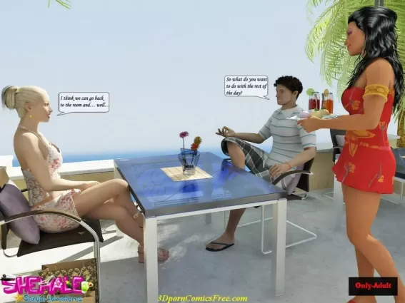 Shemale Sexual Adventures-Bar - 3d