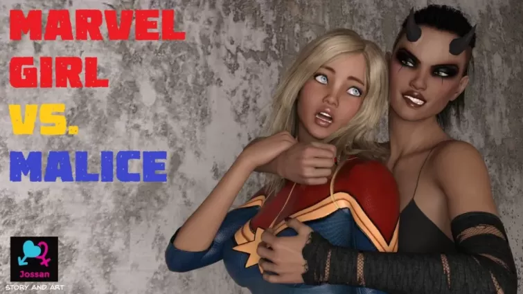 Jossan- Marvel Girl vs. Malice - 3d