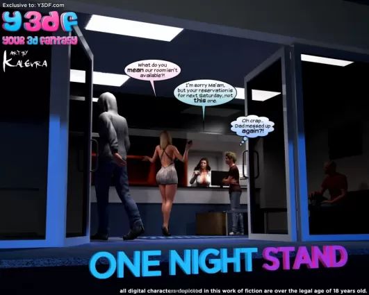 Y3DF- One Night Stand - Big Boobs