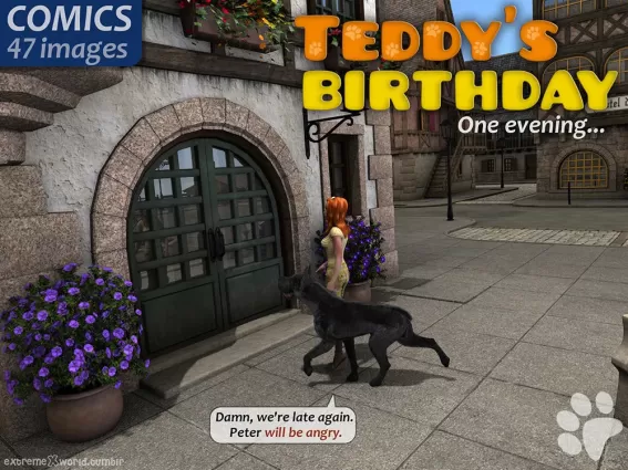 Teddy’s birthday - 3d