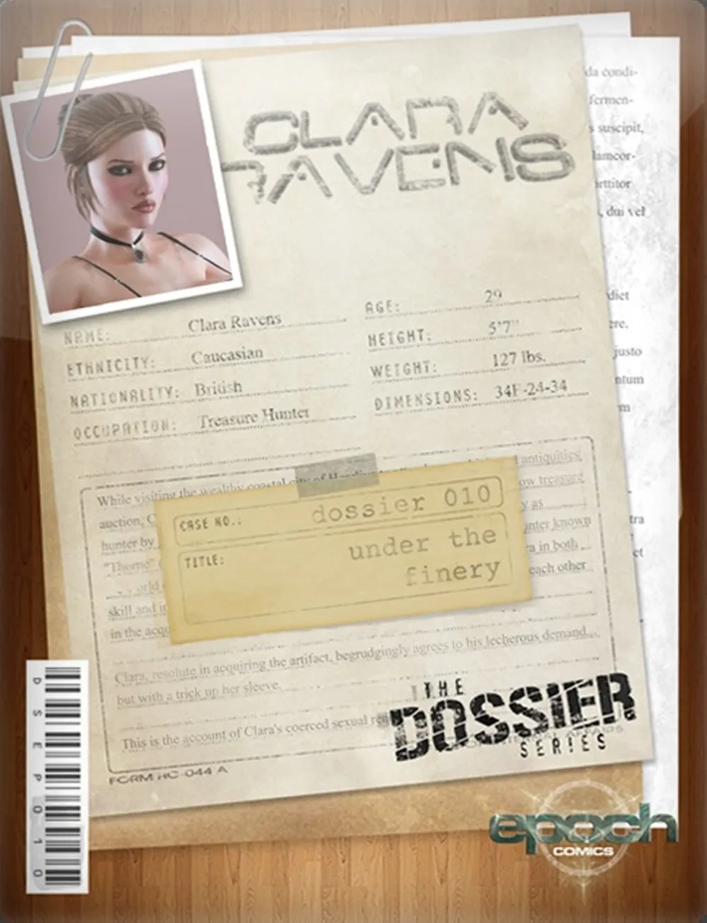 The Dossier 10- Epoch- Clara Ravens - Page 1