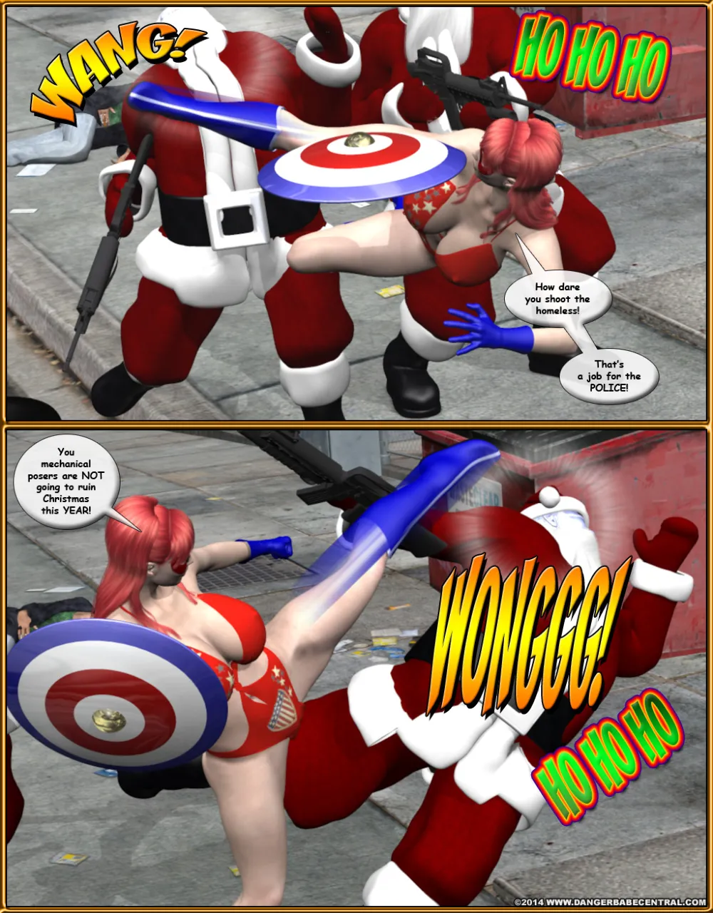 Teen Squad Vs Psycho Santa- DangerBabeCentral - Page 6