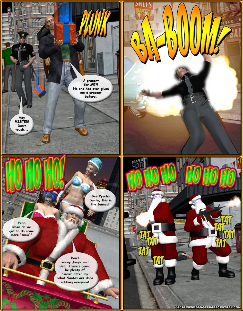 Teen Squad Vs Psycho Santa- DangerBabeCentral - Page 3