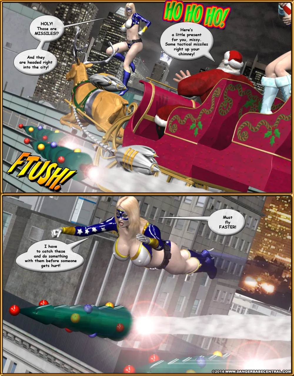 Teen Squad Vs Psycho Santa- DangerBabeCentral - Page 12