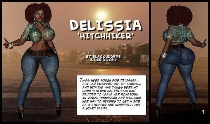 Delissia Hitchhiker- Blackadder - Big Boobs