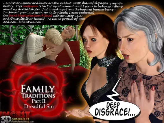 Family Traditions. Part 2- Incest3DChronicles - Brother Sister