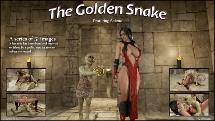 The Golden Snake- Blackadder - 3d
