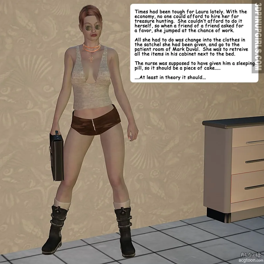 Lara Croft - Naughty Nurse - Page 1