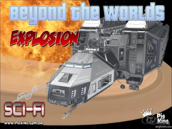 Beyond the worlds - Explosion - 3d