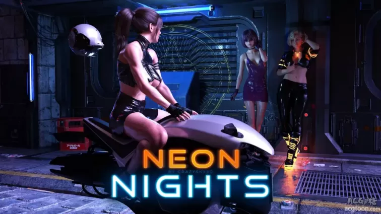 Neon Nights- CrazySky3D - anal