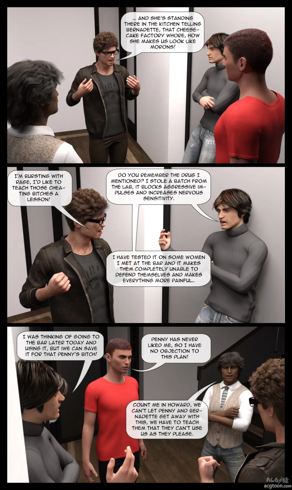 The Gang Bang Theory - Penny´s Rape -Volume 1 - Page 13