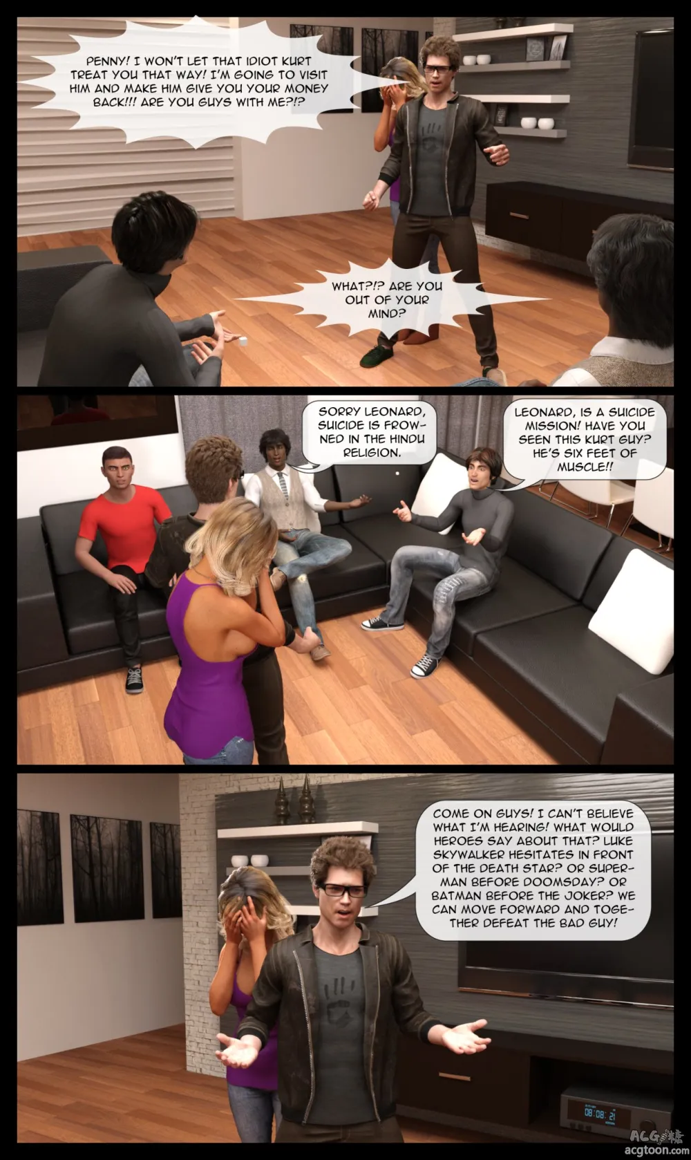 The Gang Bang Theory - Penny´s Rape -Volume 1 - Page 10