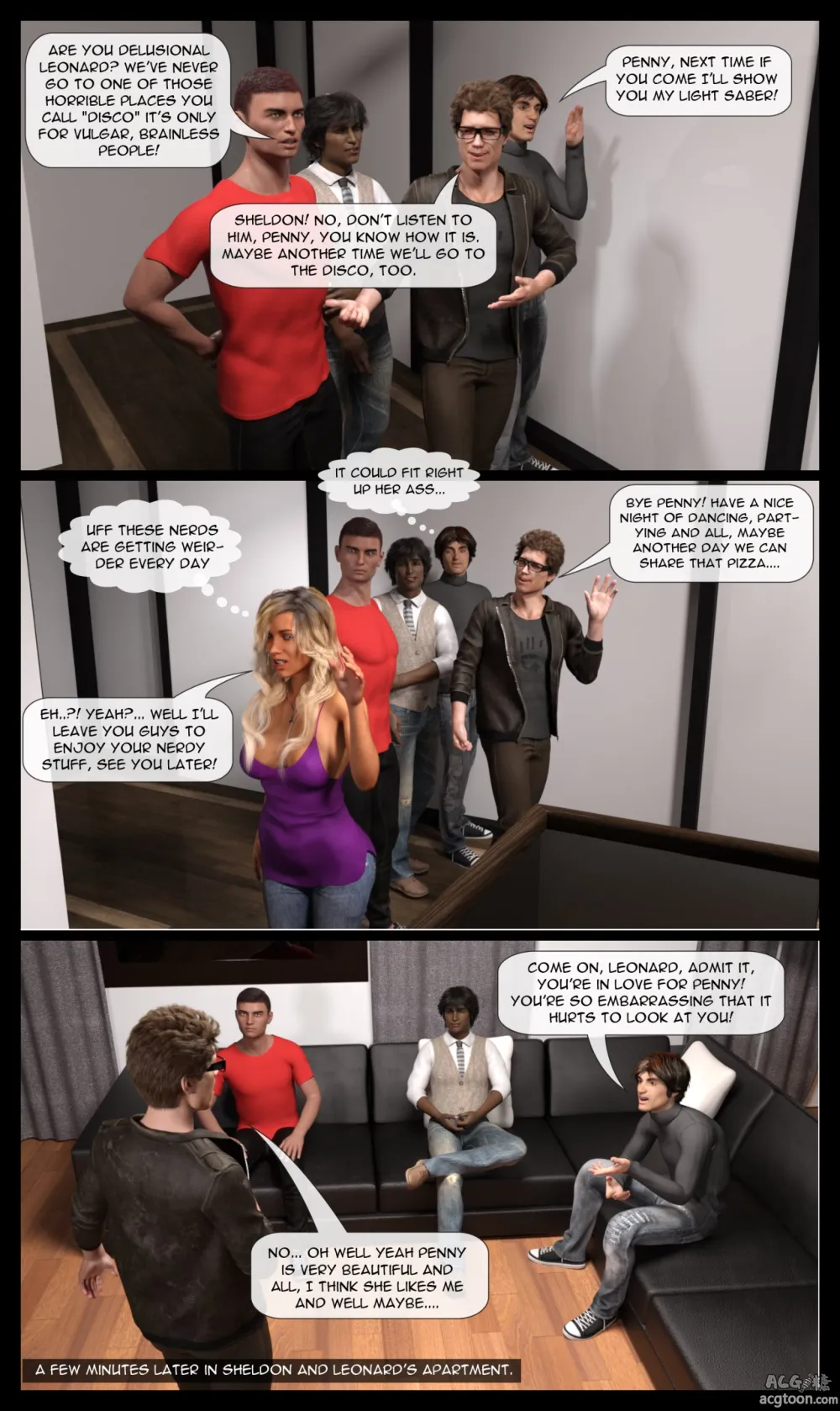 The Gang Bang Theory - Penny´s Rape -Volume 1 - Page 6
